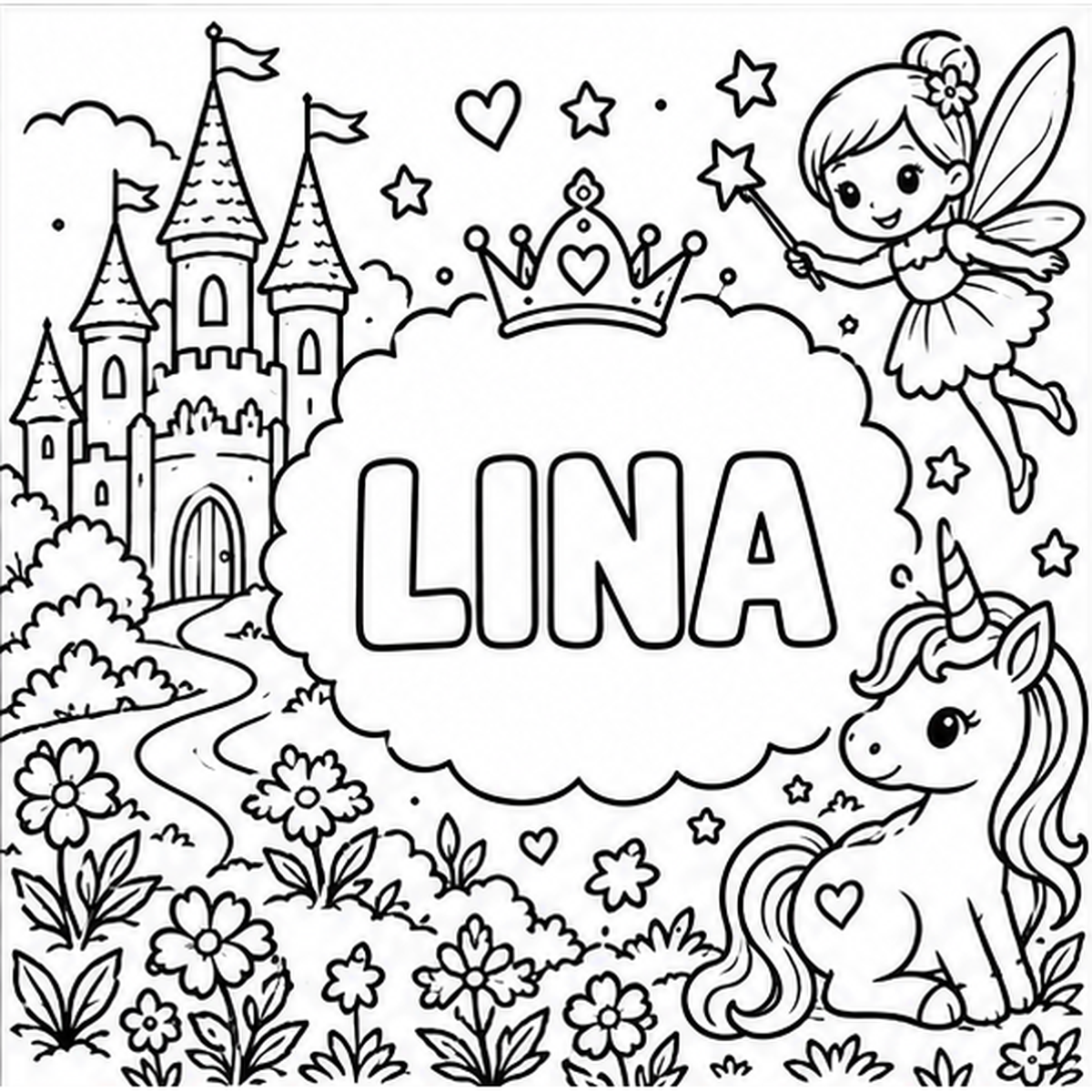 Mini-Toile Personnalisée avec Prénom – Image 4