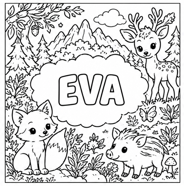Mini-Toile Personnalisée avec Prénom – Image 3